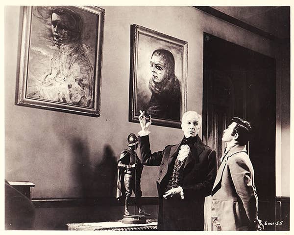 Paintings by Burt Shonburg in the film &quot;House of Usher&quot; directed by Roger Corman 1960